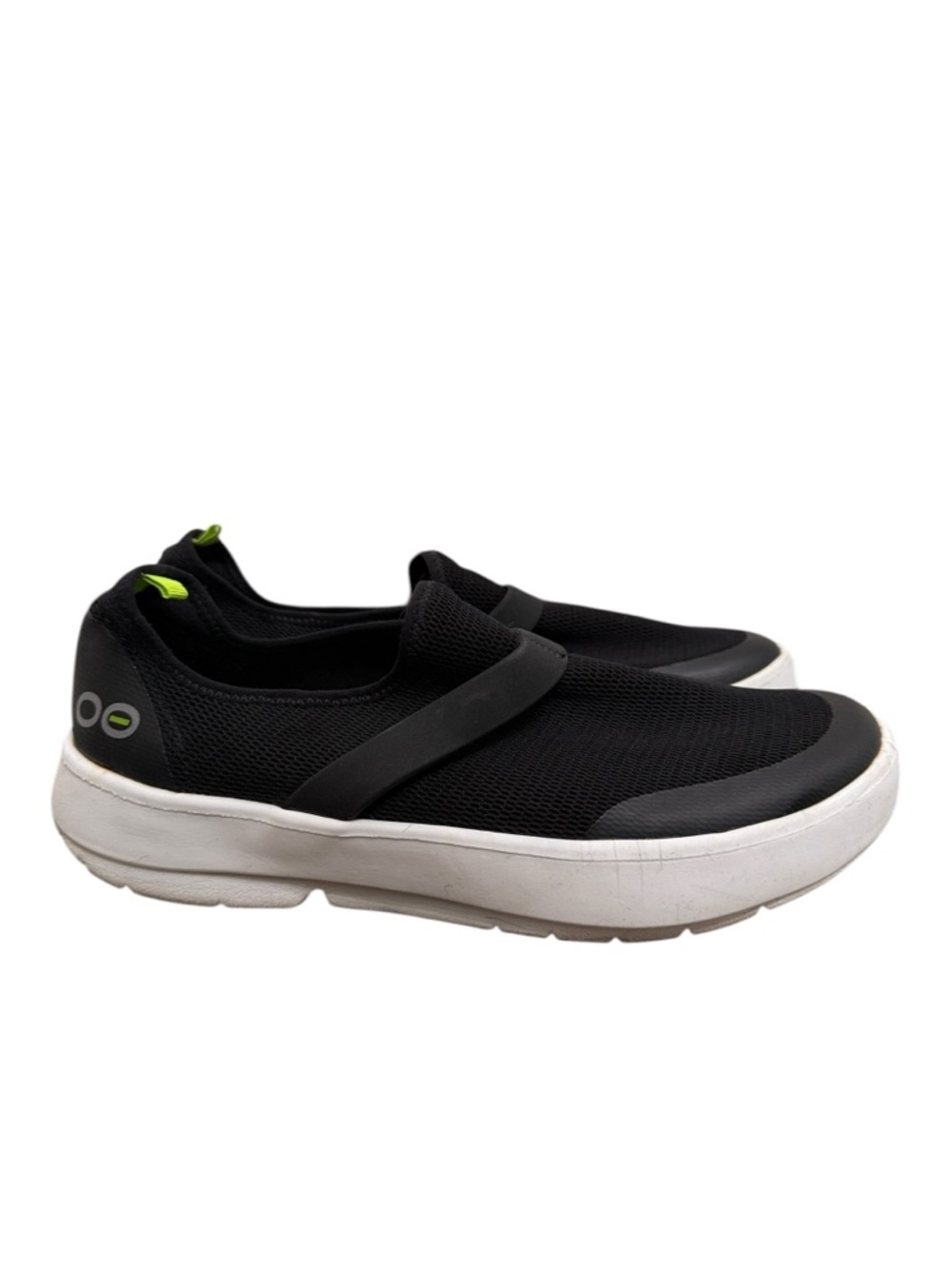 Oofos Womens Size 11 OOmg Low Slip-On Shoes Black Comfort Recovery - Picture 4 of 9